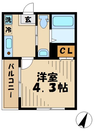 ベイルーム百合ヶ丘の物件間取画像